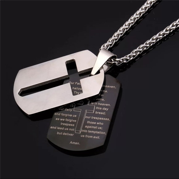 New stainless steel cross necklace - Picture 3 of 4
